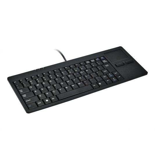 Clavier tactile USB filaire MC-818, pieds ciseaux Ultra-fins, silencieux, HUB intégré, Mini bureau professionnel