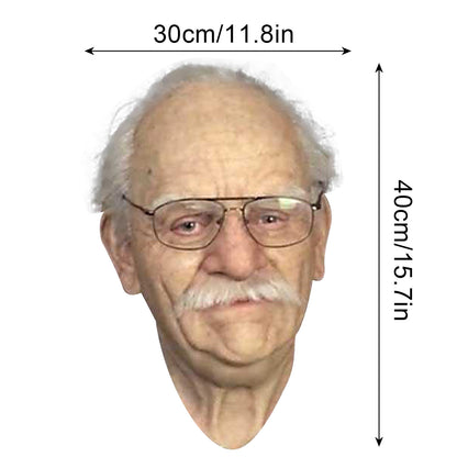 Funny Old Man Mask For Halloween Party