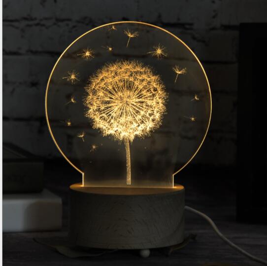 Mignon méduse lampes romantique LED tactile enfants lumières chambre décoration saint valentin cadeau veilleuse