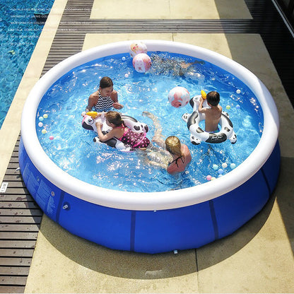 Piscina inflable casera 