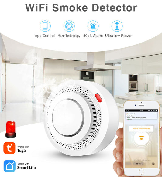 Detector de humo WiFi para casa inteligente