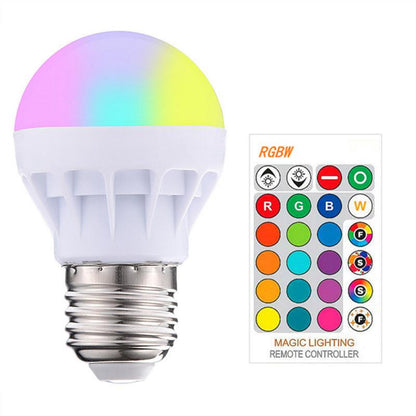 Ampoule LED colorée, ampoule RGB 3w, ampoule polychrome