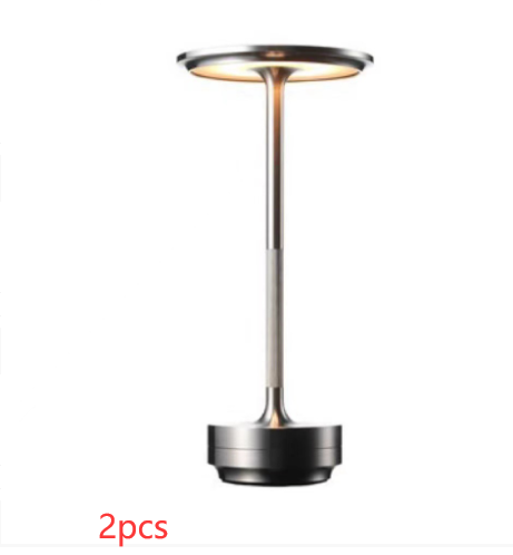 Lampe de bureau tactile tout en aluminium, lumières LED pour bar d'hôtel 