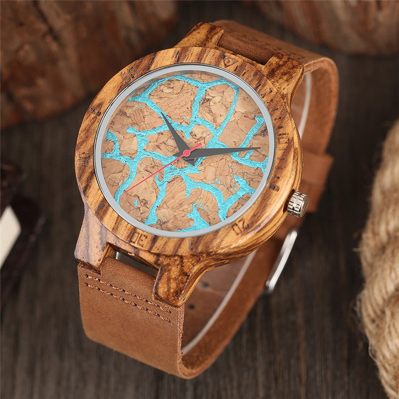 reloj de madera