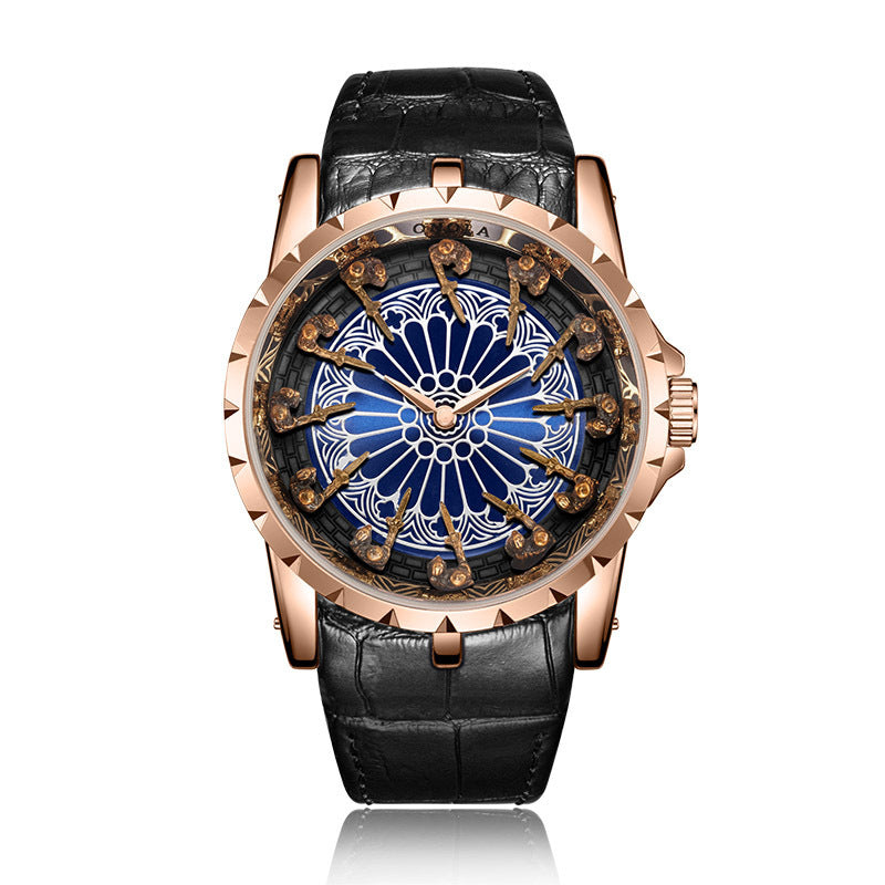 Montre à quartz unique pour hommes ONOLA Round Table Knights