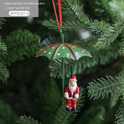 Pendentif en forme de montgolfière de Noël en fer nordique, décorations créatives, breloques pour arbres