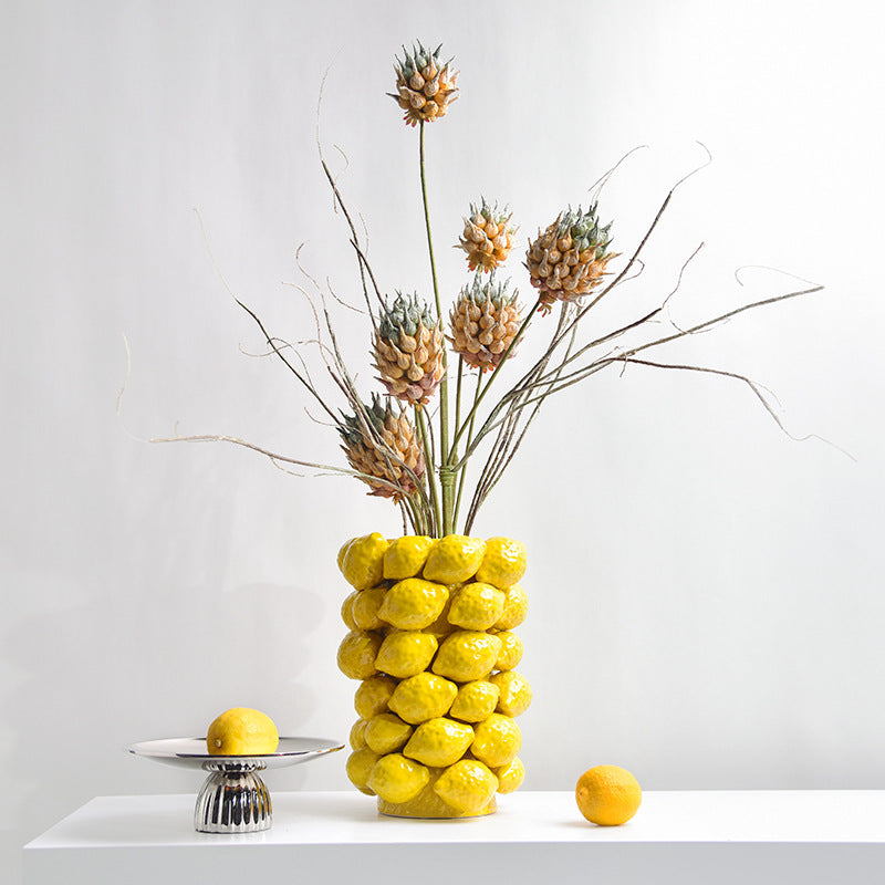 Vase à fruits en céramique moderne créatif domestique