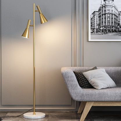 Modern Minimalist Living Room Study Bedroom Bed Vertical Iron Table Lamp