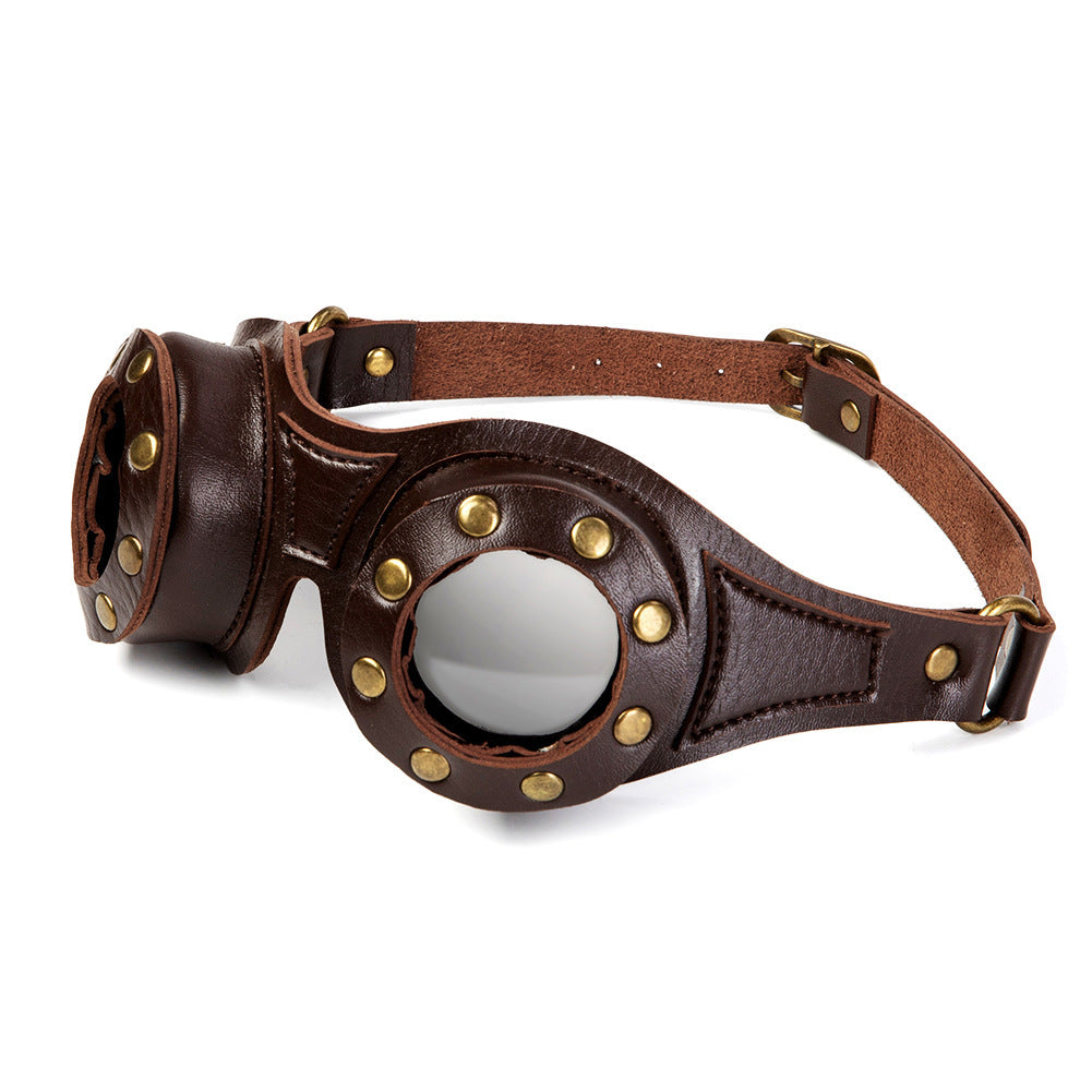 Gafas de sol estilo steampunk estilo retro industrial para cosplay de Halloween