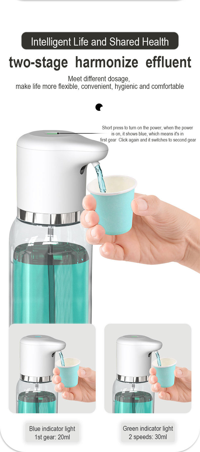 Distributeur automatique de savon de machine de rince-bouche liquide d'induction