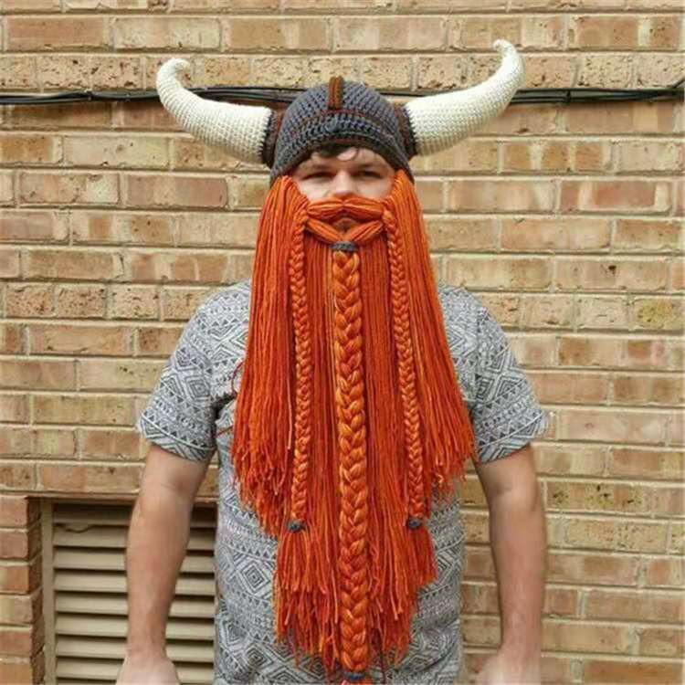 Fête personnalisée longue barbe pointue chapeau drôle drôle de laine Halloween