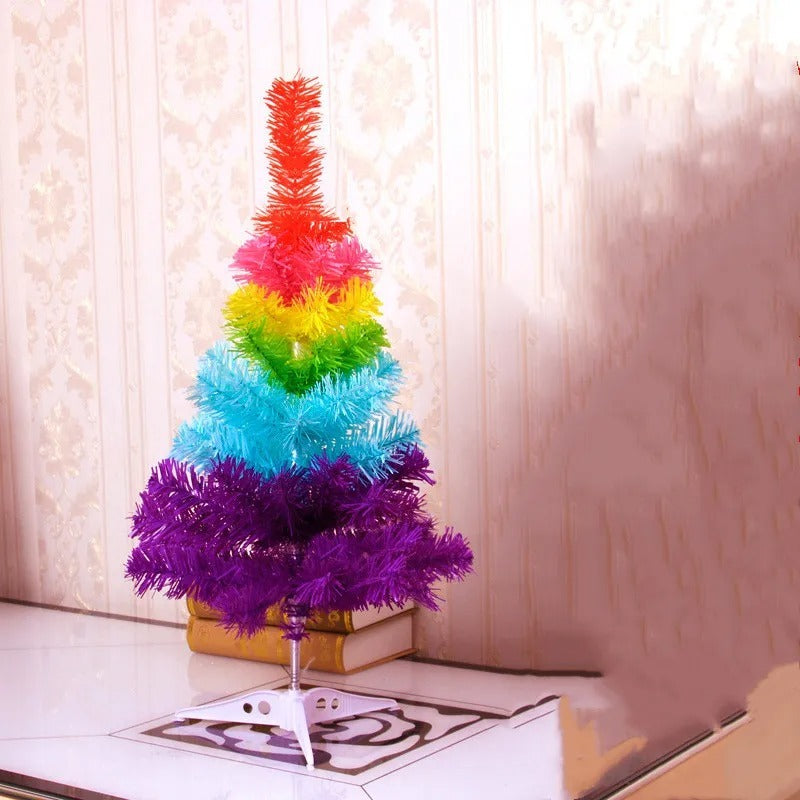 60cm Home Shopping Mall Gradient Colorful Christmas Tree