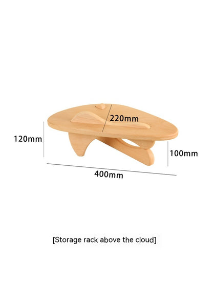 Étagère de Table en bois personnalisée, tasse de parfum, produits de soins de la peau, support de rangement en bois, présentoir en bois massif pour la maison