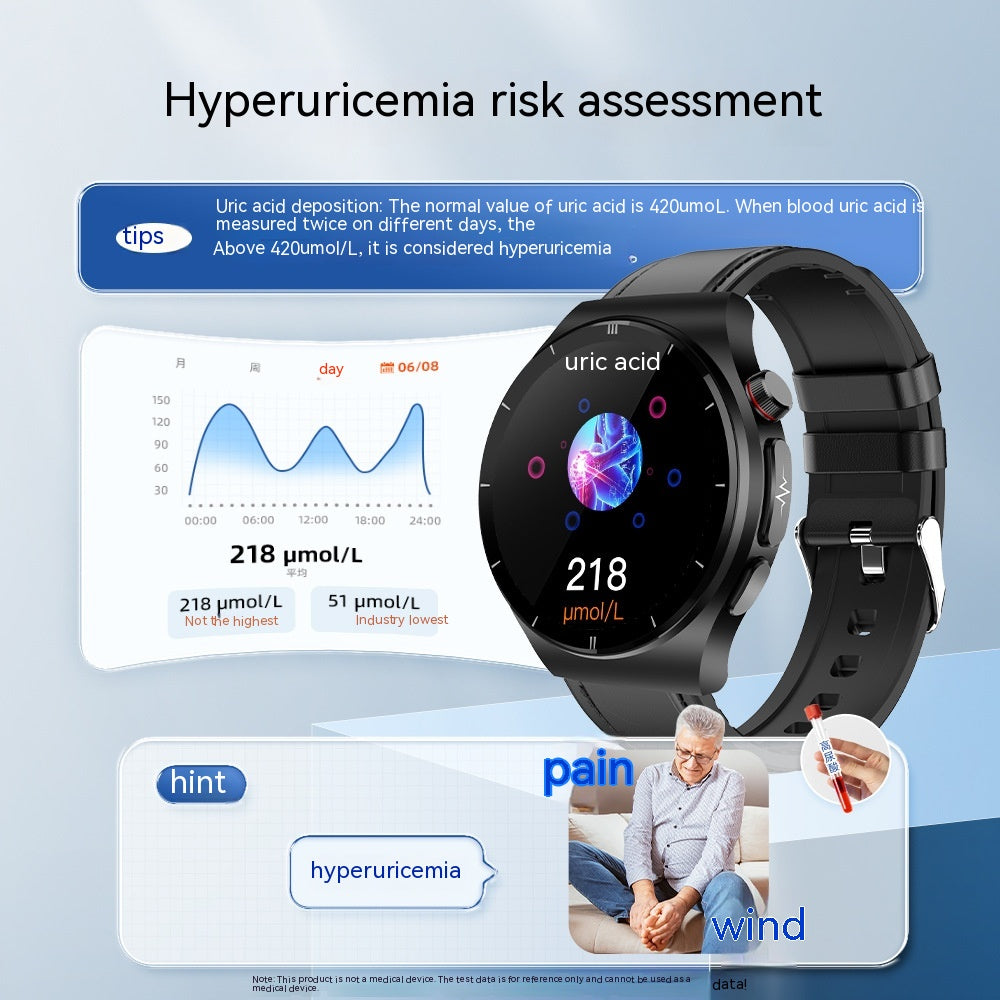 Montre de sport d'appel ECG de pression artérielle de lipides sanguins