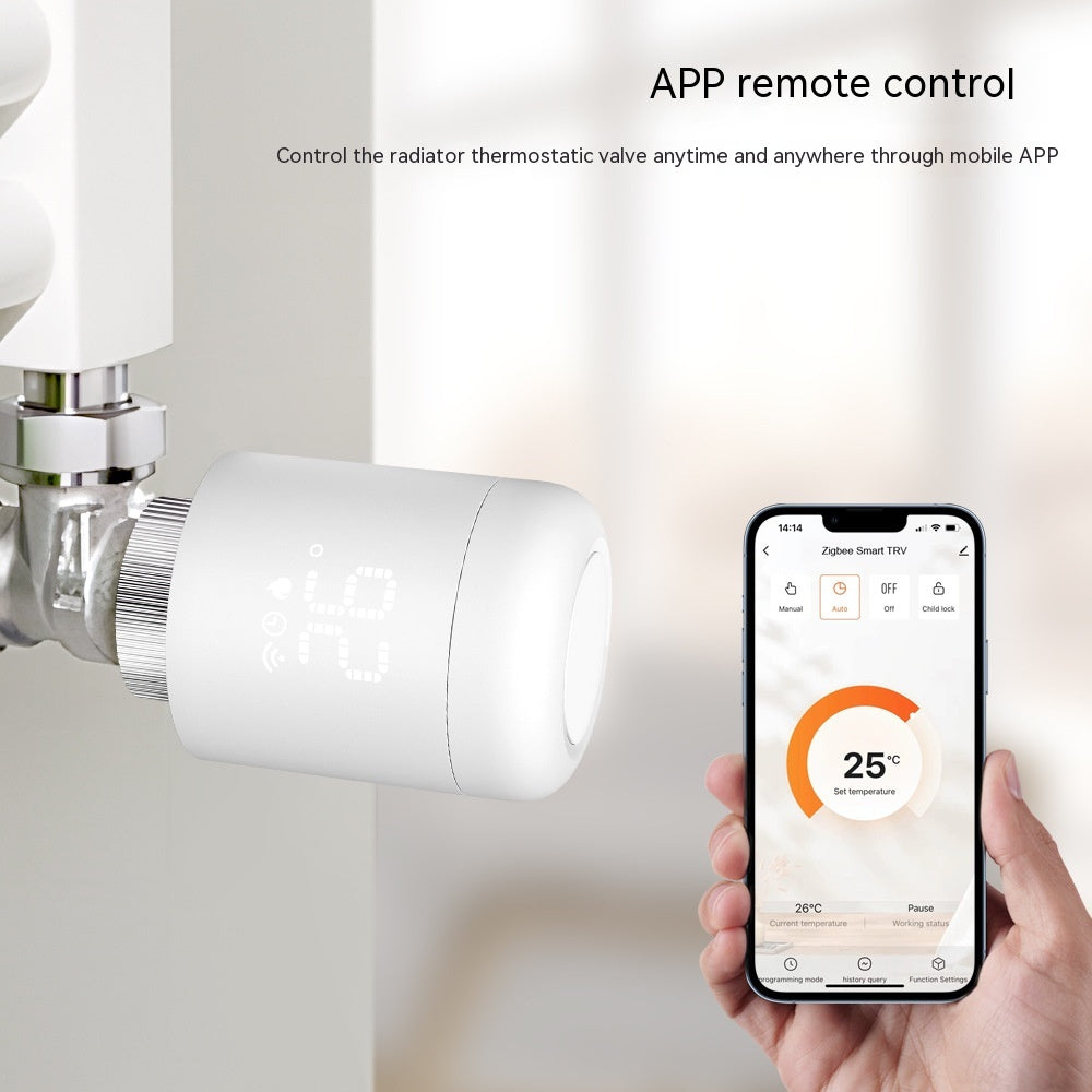 Smart Thermostatic Valve Radiator Controller Mobile APP Control Intelligent Temperature