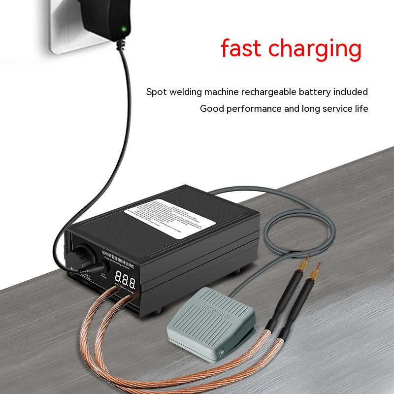 Machine à souder par points Portable avec batterie au Lithium Rechargeable, haute puissance, ensemble complet pour usage domestique