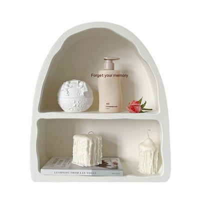 French Cream Style Closet Wall Shelf Storage Decoration