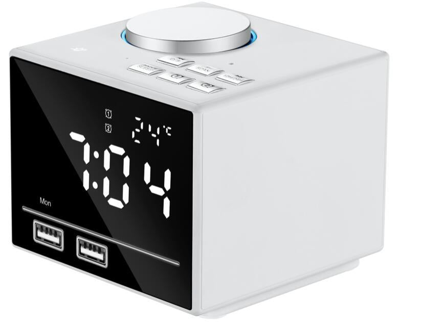 Altavoz Bluetooth Despertador colorido Radio Temperatura inteligente