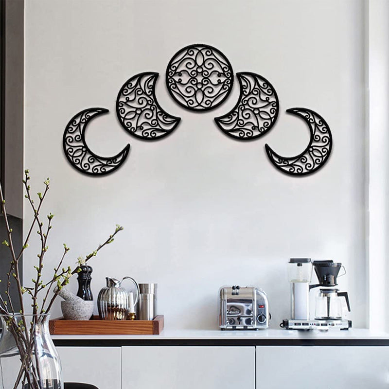 Bohemian Moon Wall Decoration Five-piece Set