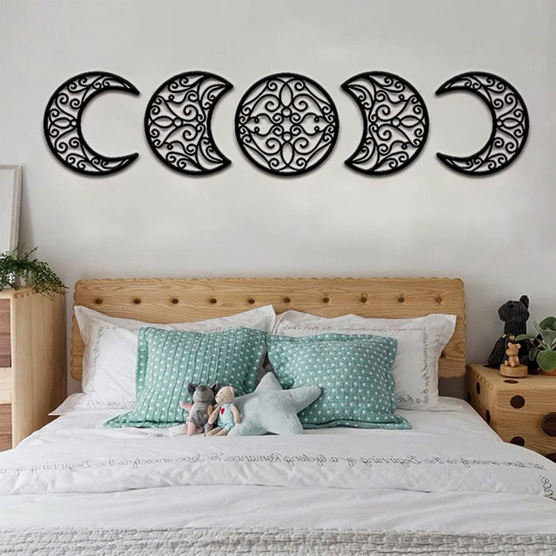 Bohemian Moon Wall Decoration Five-piece Set