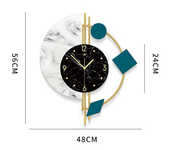 Horloges murales à Quartz simples et créatives, décoration de maison élégante pour salon