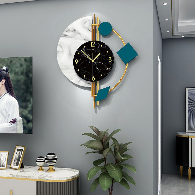 Horloges murales à Quartz simples et créatives, décoration de maison élégante pour salon