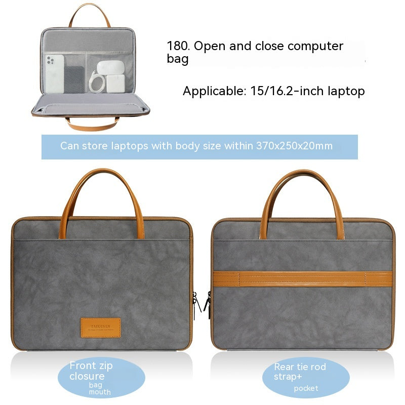 Simple Solid Color Home Laptop Bag