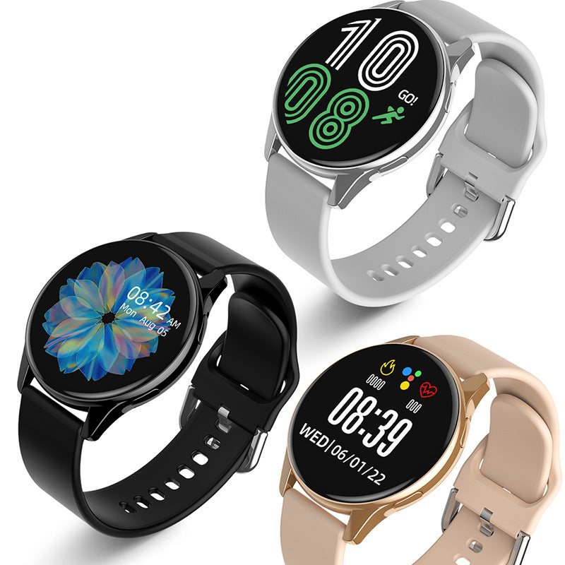 Montre intelligente ronde avec appels Bluetooth