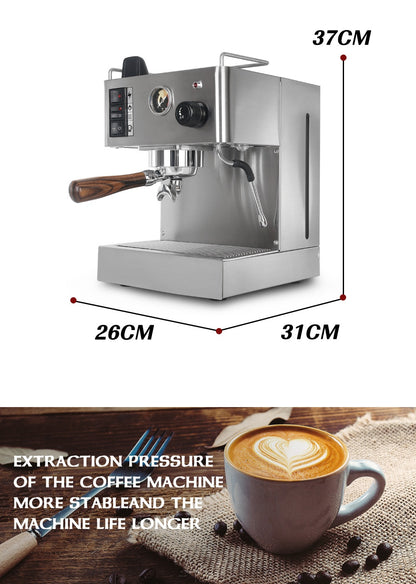 Cafetera italiana semiautomática concentrada