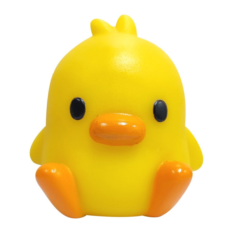 Pequeño pato amarillo pequeña lámpara de noche lámpara de noche lámpara de mesa desenchufada luz ambiental