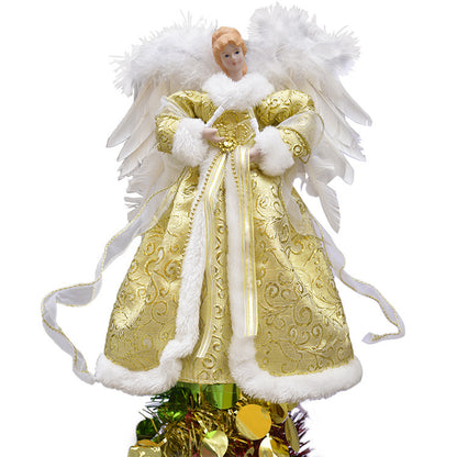 Angel Doll Tree-top Star Light-emitting Christmas Tree Decorations