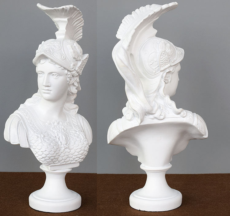 Greek Athena Goddess Sculpture Resin Decorations