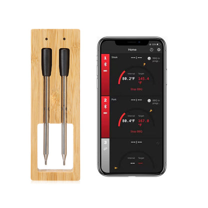 Wireless Bluetooth Barbecue Kitchen Food Thermometer