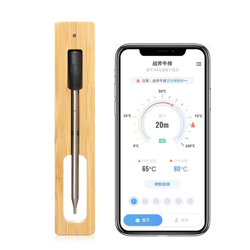 Wireless Bluetooth Barbecue Kitchen Food Thermometer