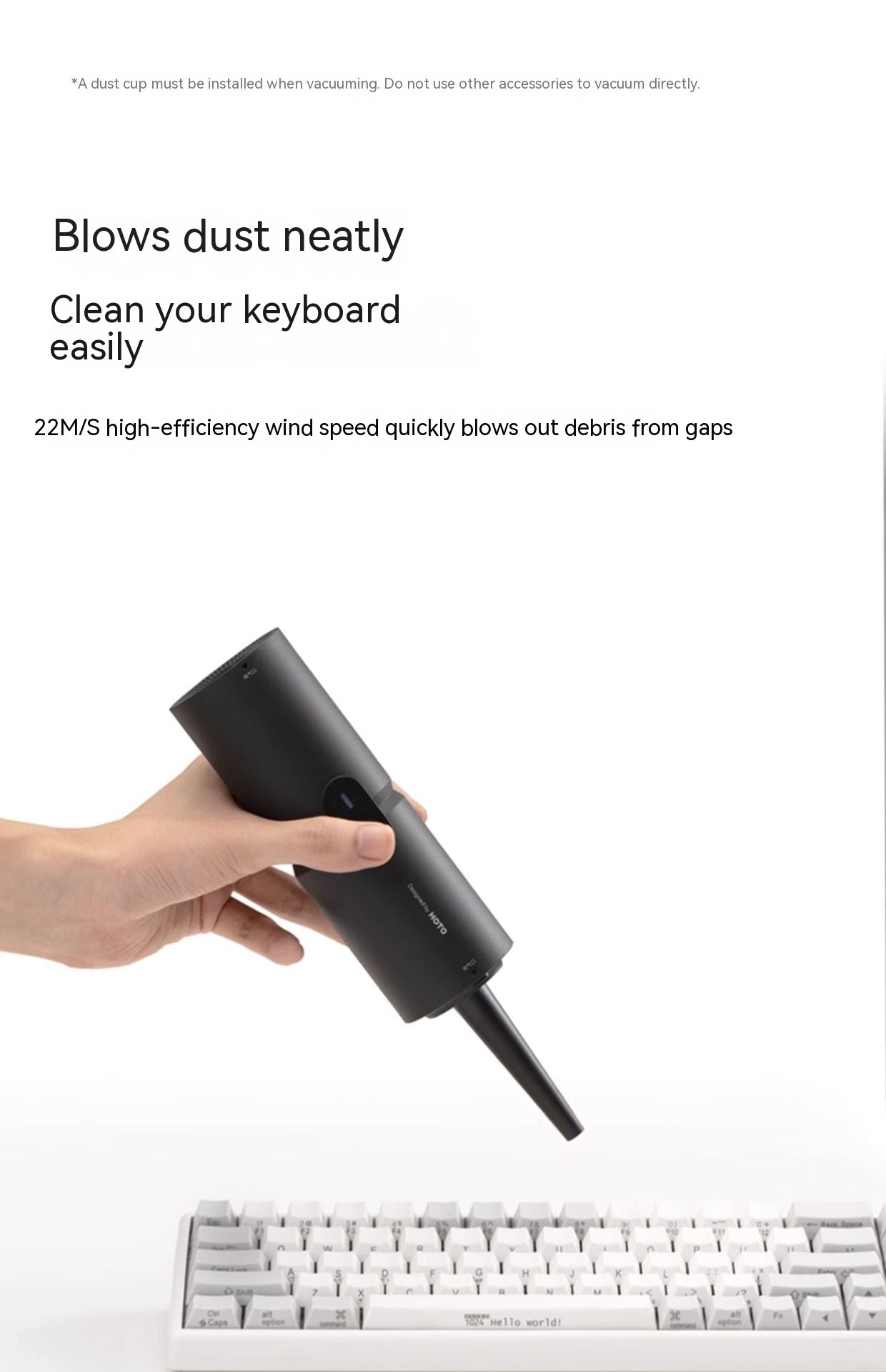 Wireless Handheld Car Cleaner Super Suction