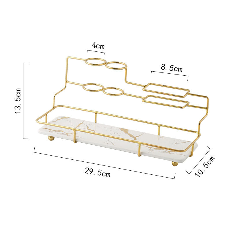 Caja de almacenamiento para mesa de lavado de cosméticos.