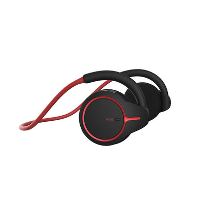 Auriculares de música con tarjeta deportiva.