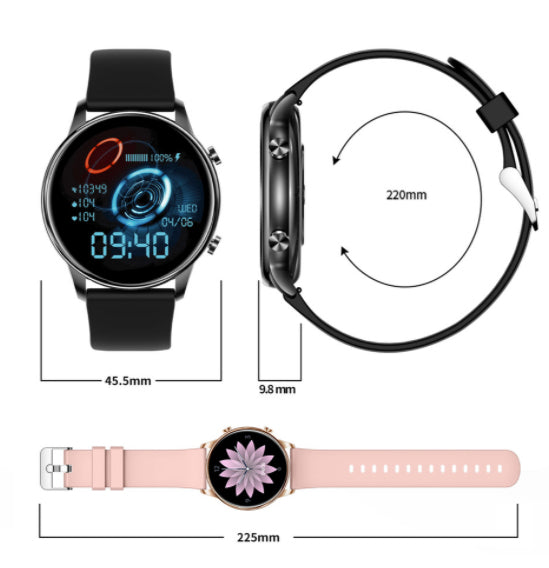 Bluetooth Calling Smart Watch Offline Payment Heart Rate Blood Pressure Monitoring