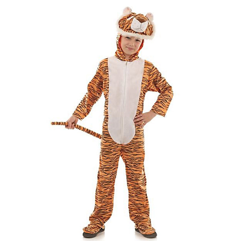 Disfraz de tigre para niños, disfraz de Halloween para modelado