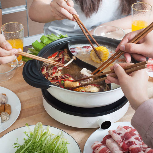 Hot Pot à deux saveurs de coulée intégrée