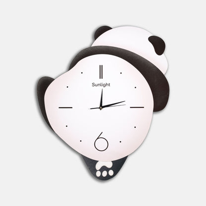 Panda Flower Creative Clock Living Room Fashion