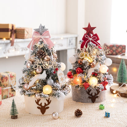 Décoration de Noël floquée à la mode pour la maison