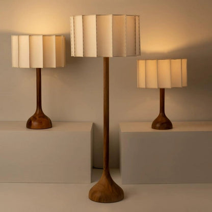 Japanese-style Solid Wood Table Lamp For Living Room