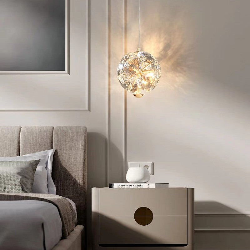 Nordic Chandelier Post-modern Simple Dandelion Crystal Lamp