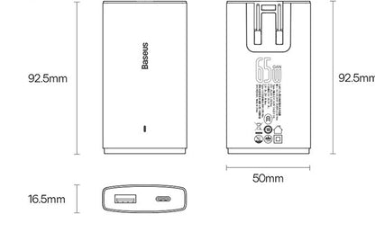 Gallium Nitride Light And Fast Charge 65W