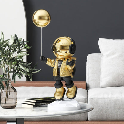 Light Luxury Astronaut Living Room Decoration Home Ornament Spaceman Birthday Gift TV Cabinet Hallway Wine Cabinet Desk