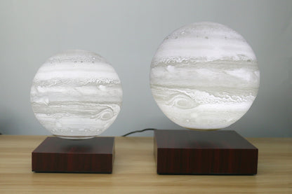 Levitating Earth Jupiter Lamp Magnetic Floating LED Night Light