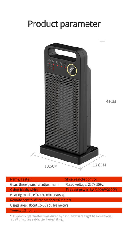 PTC Heater Remote Control Touch Screen