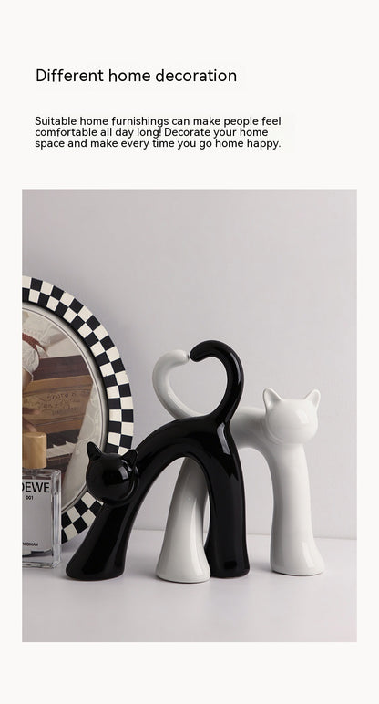 Creative Wine Cabinet Decoration Cat