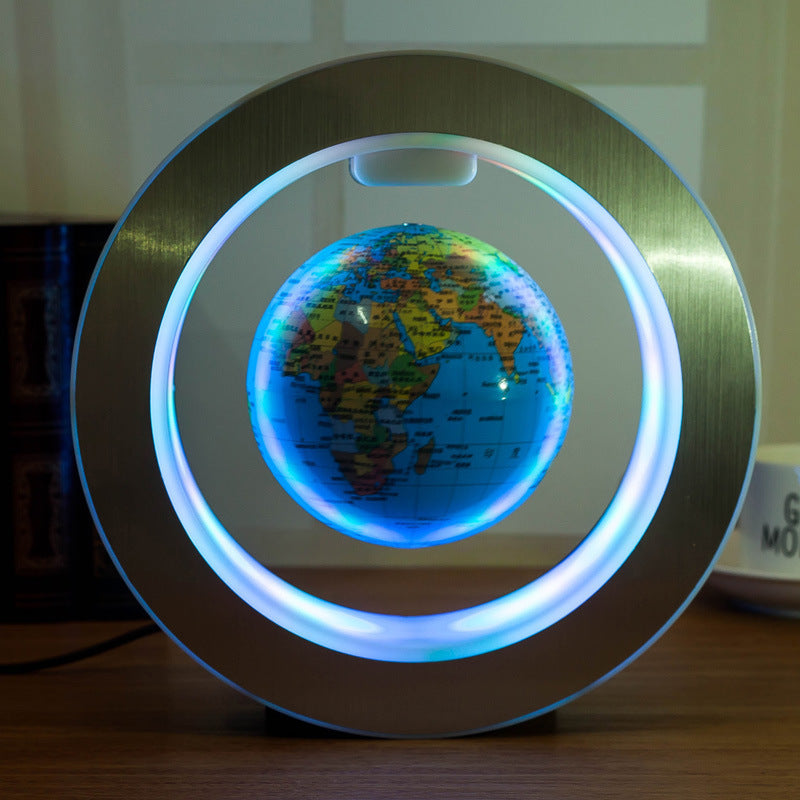 Carte du monde LED ronde, Globe flottant, lumière à lévitation magnétique, Anti-gravité, magie